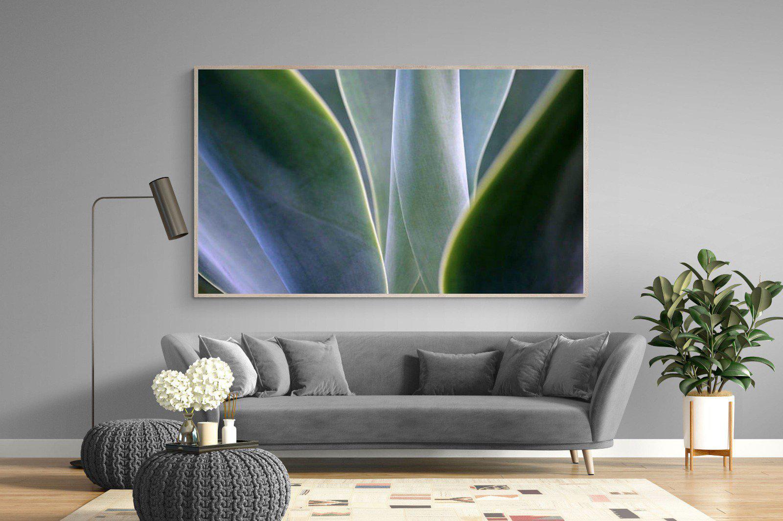 Silky Leaves-Wall_Art-220 x 130cm-Mounted Canvas-Wood-Pixalot