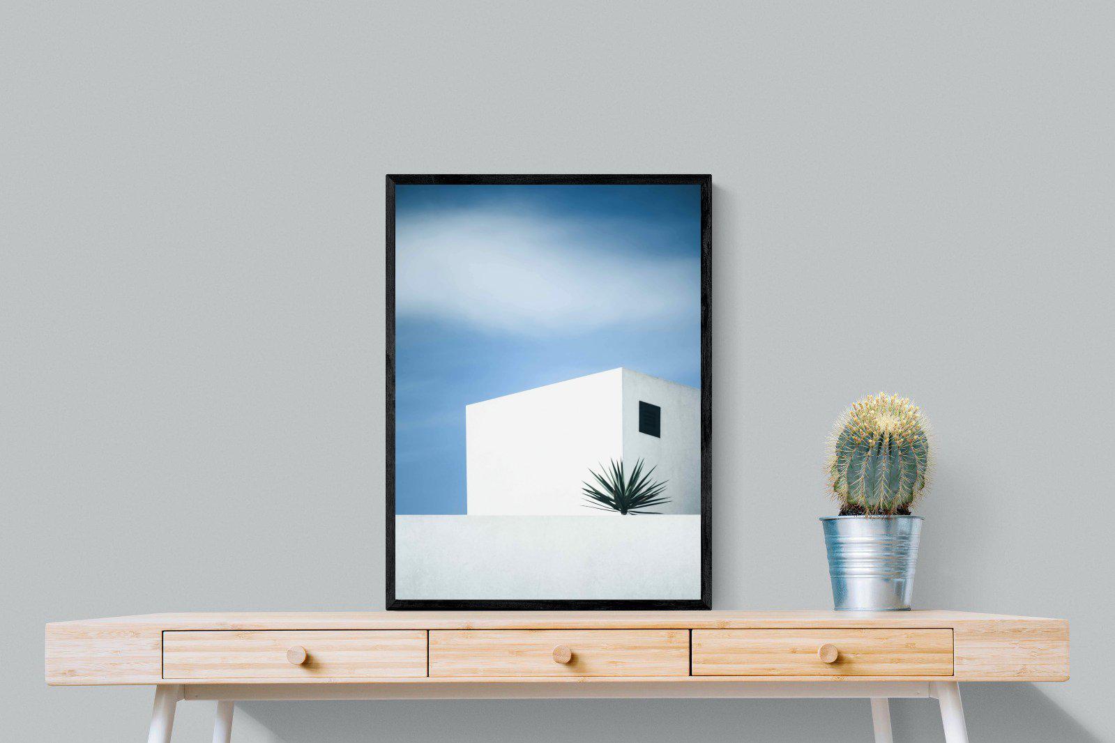 Simple Lines-Wall_Art-60 x 80cm-Mounted Canvas-Black-Pixalot