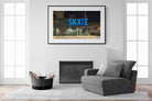 Skate-Wall_Art-150 x 100cm-Framed Print-Black-Pixalot