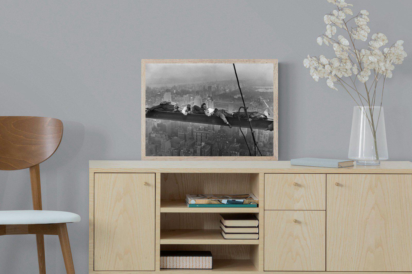 Sleeping Above Manhattan-Wall_Art-60 x 45cm-Mounted Canvas-Wood-Pixalot