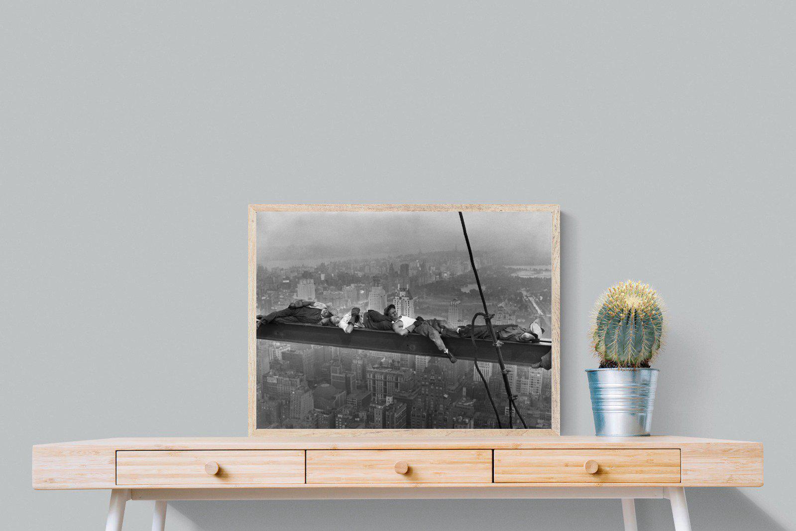 Sleeping Above Manhattan-Wall_Art-80 x 60cm-Mounted Canvas-Wood-Pixalot