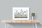 Snow Geese-Wall_Art-80 x 60cm-Framed Print-White-Pixalot