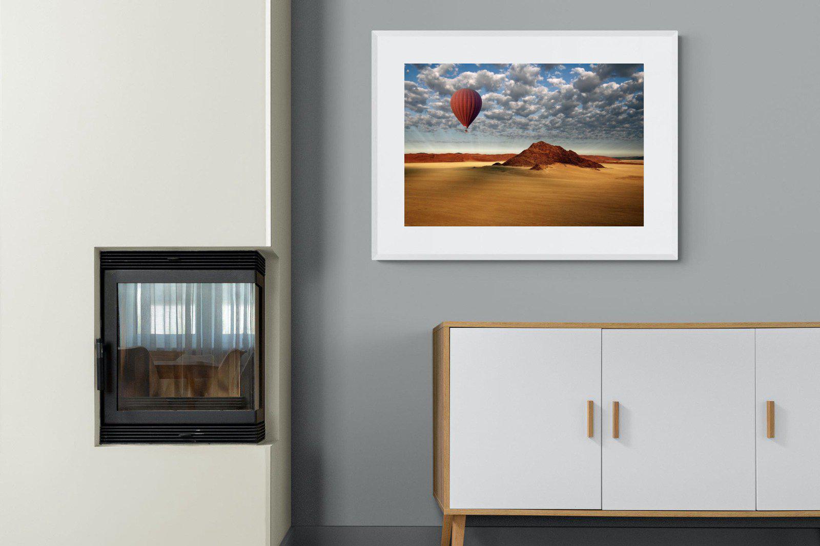 Sossusvlei-Wall_Art-100 x 75cm-Framed Print-White-Pixalot