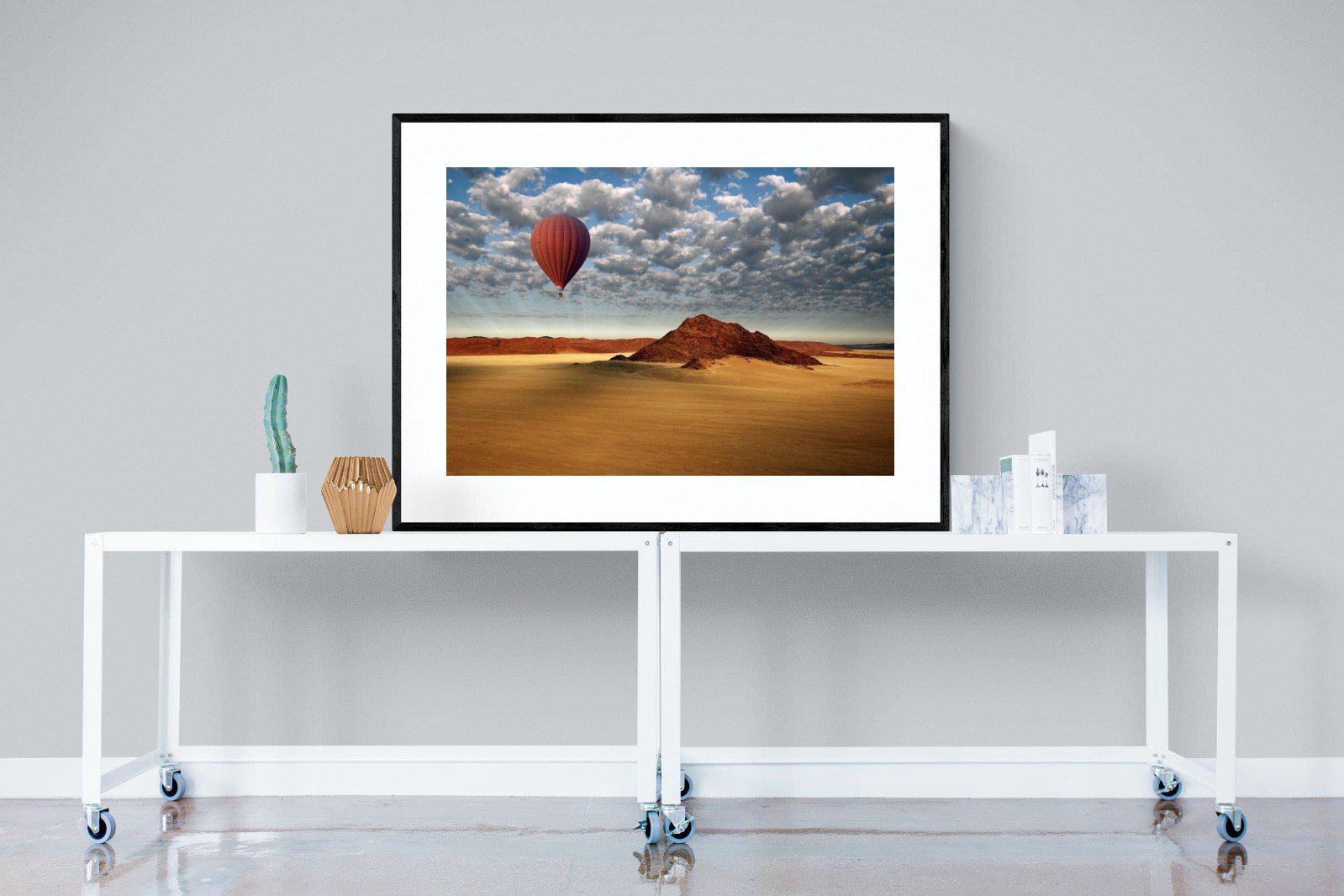 Sossusvlei-Wall_Art-120 x 90cm-Framed Print-Black-Pixalot