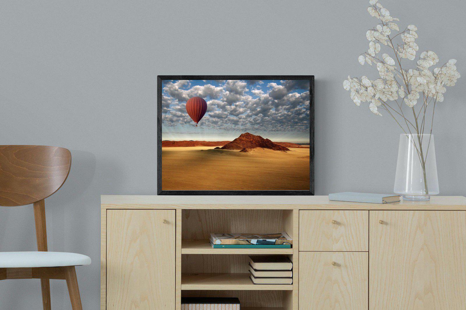 Sossusvlei-Wall_Art-60 x 45cm-Mounted Canvas-Black-Pixalot