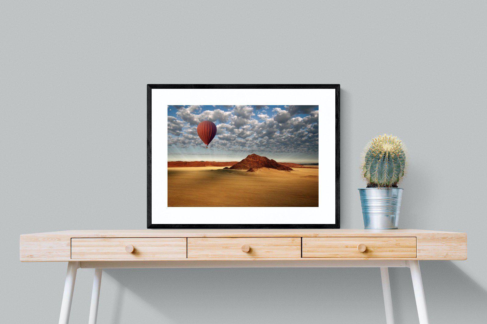 Sossusvlei-Wall_Art-80 x 60cm-Framed Print-Black-Pixalot