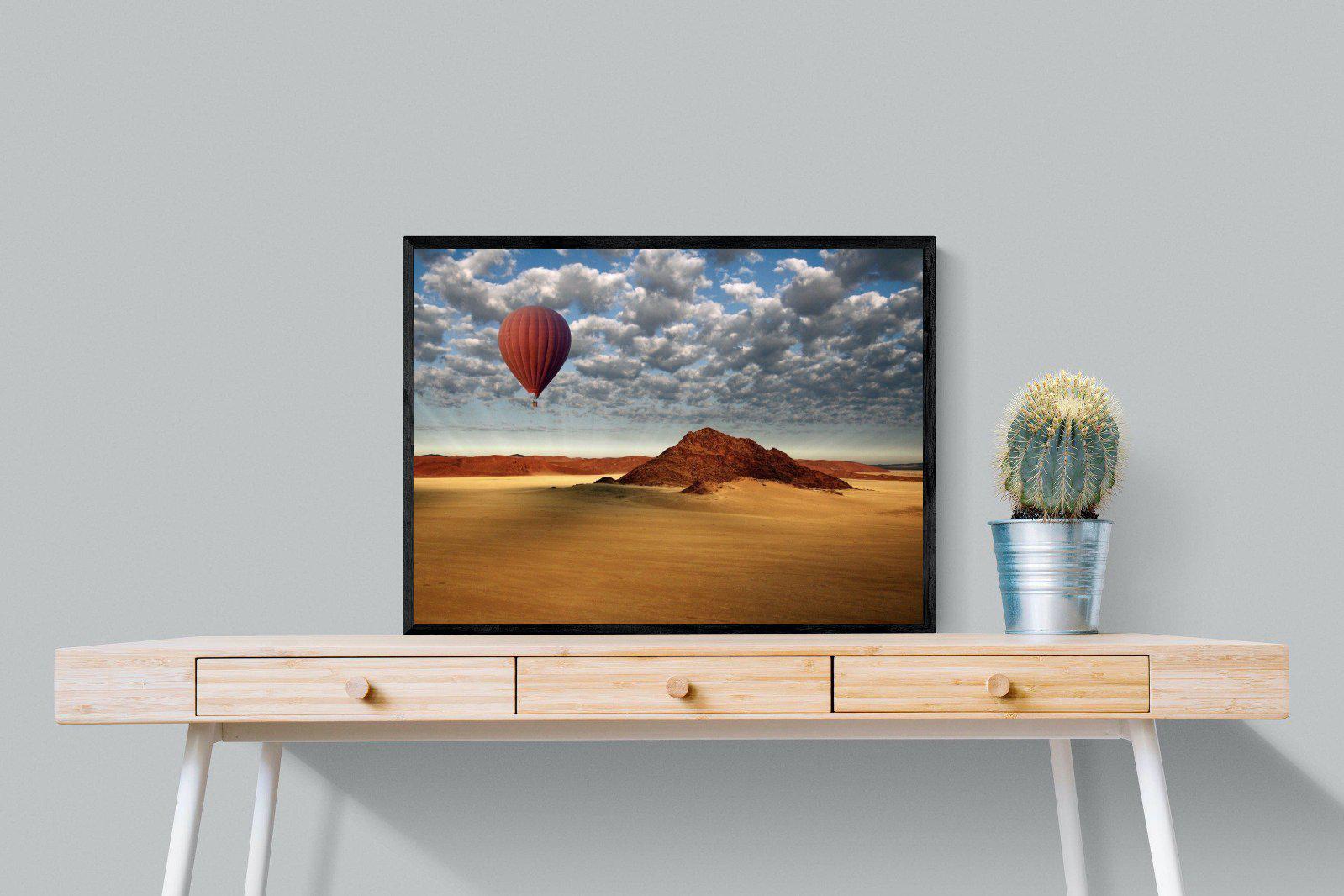 Sossusvlei-Wall_Art-80 x 60cm-Mounted Canvas-Black-Pixalot