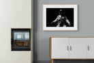 Space Walk-Wall_Art-100 x 75cm-Framed Print-Wood-Pixalot