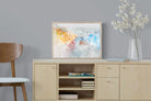 Splatter-Wall_Art-60 x 45cm-Mounted Canvas-Wood-Pixalot