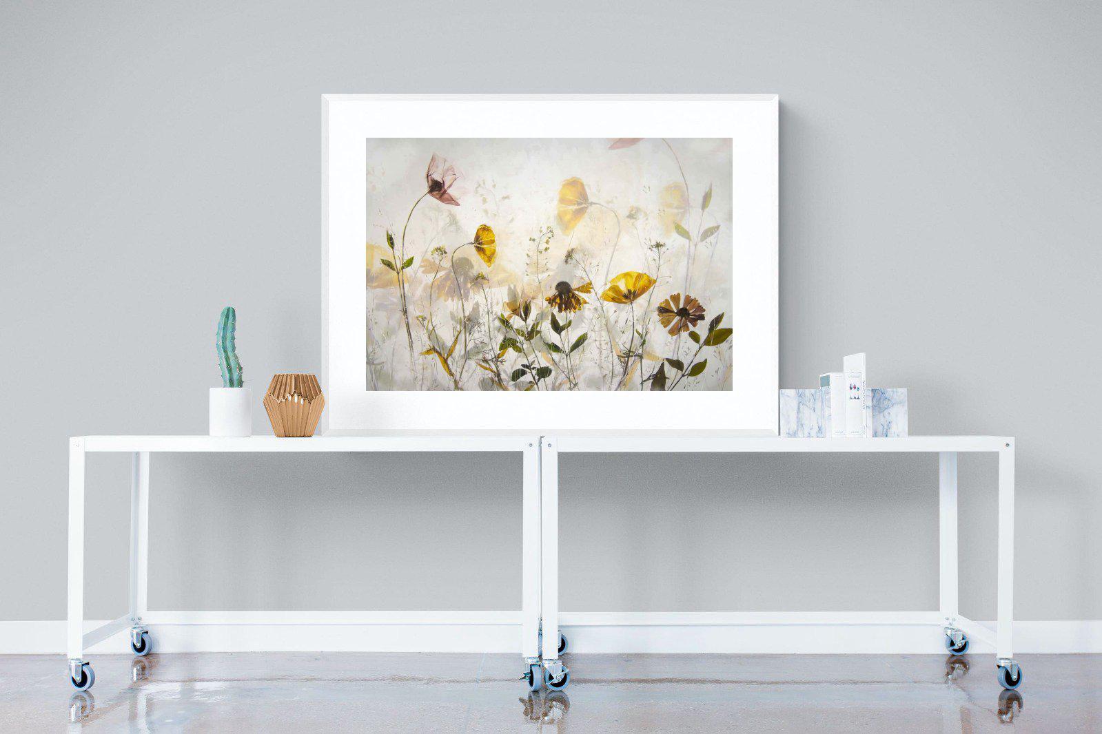 Spring Leap-Wall_Art-120 x 90cm-Framed Print-White-Pixalot
