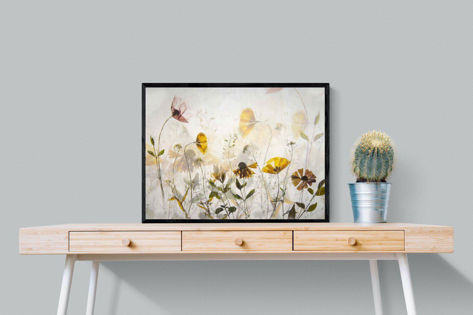 Spring Leap-Wall_Art-80 x 60cm-Mounted Canvas-Black-Pixalot