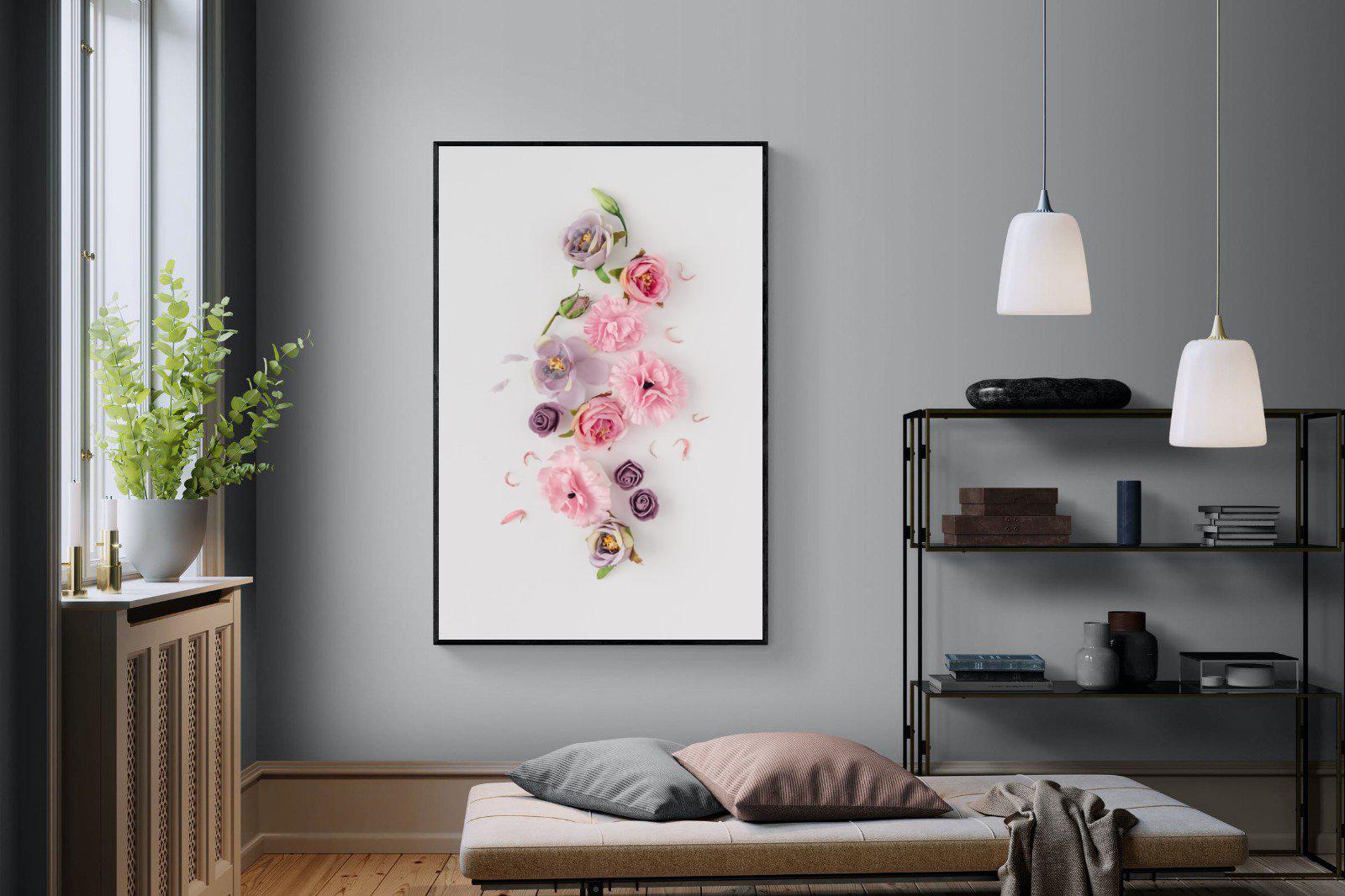 Spring-Wall_Art-120 x 180cm-Mounted Canvas-Black-Pixalot