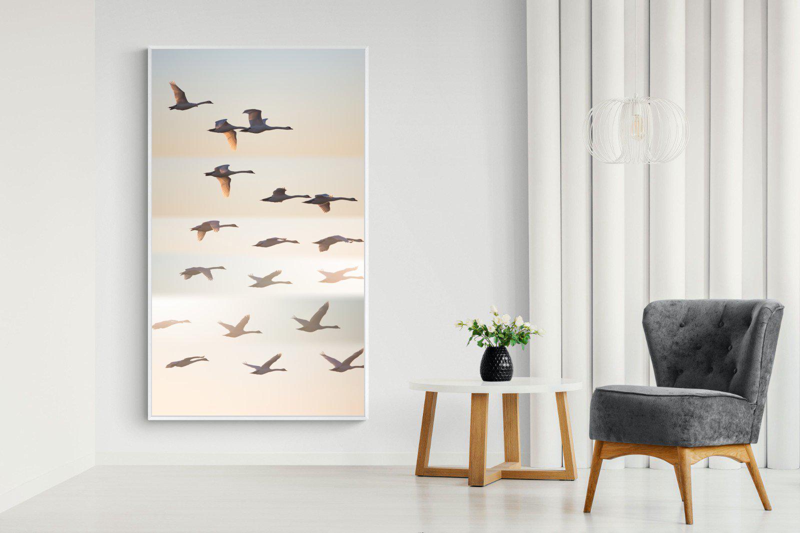 Squadron-Wall_Art-130 x 220cm-Mounted Canvas-White-Pixalot