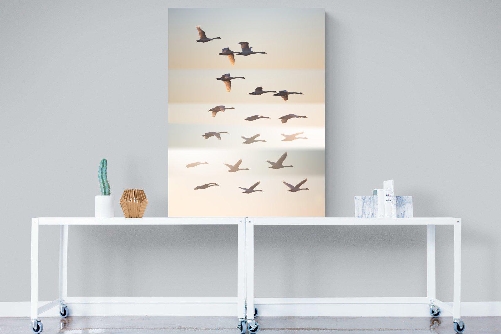 Squadron-Wall_Art-90 x 120cm-Mounted Canvas-No Frame-Pixalot