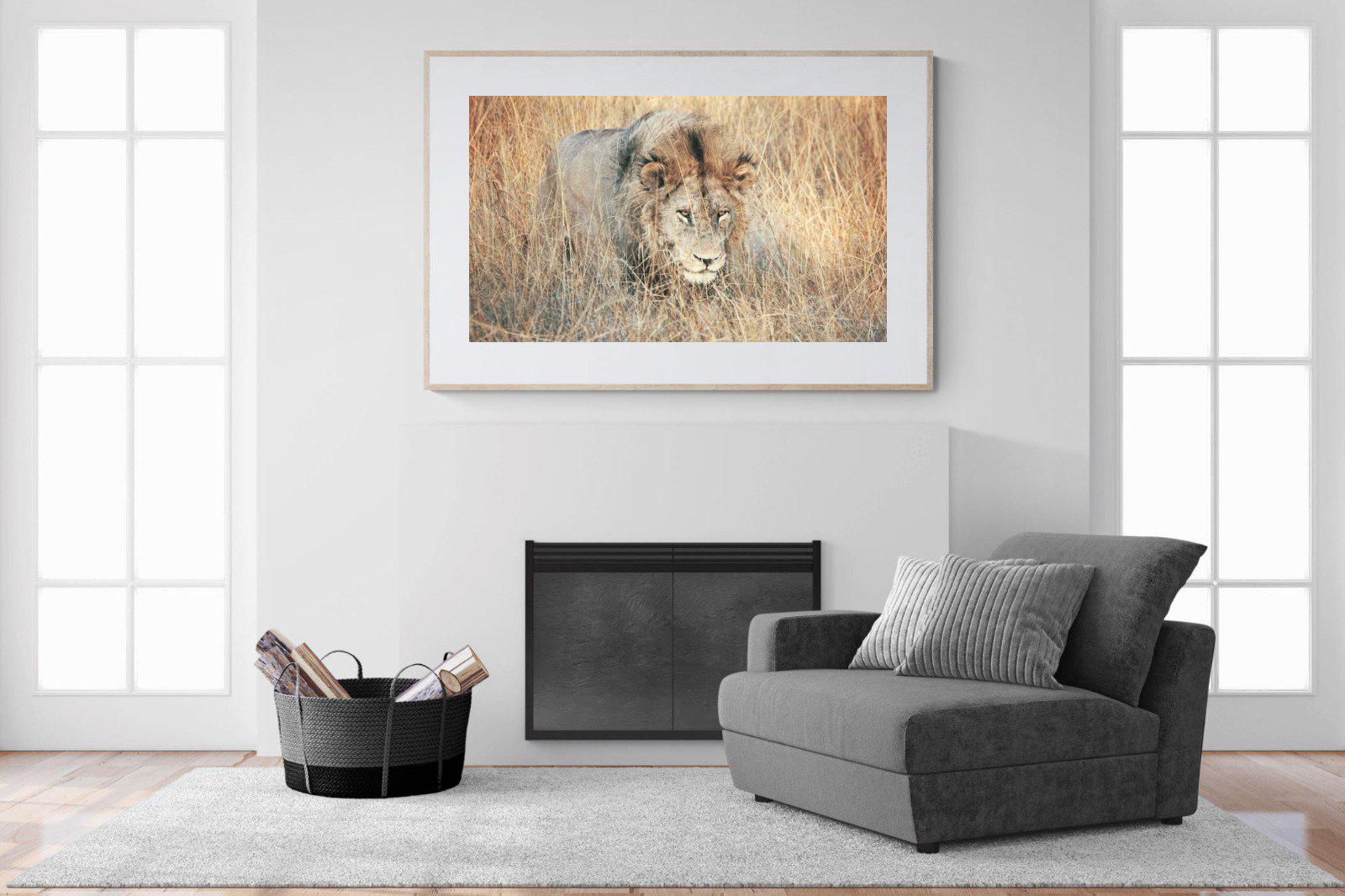 Stalking-Wall_Art-150 x 100cm-Framed Print-Wood-Pixalot