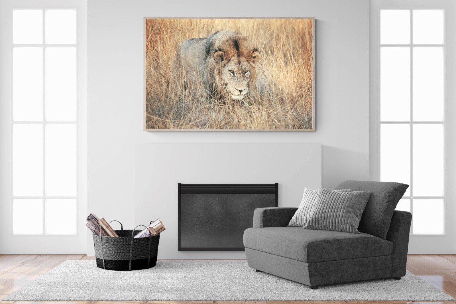 Stalking-Wall_Art-150 x 100cm-Mounted Canvas-Wood-Pixalot