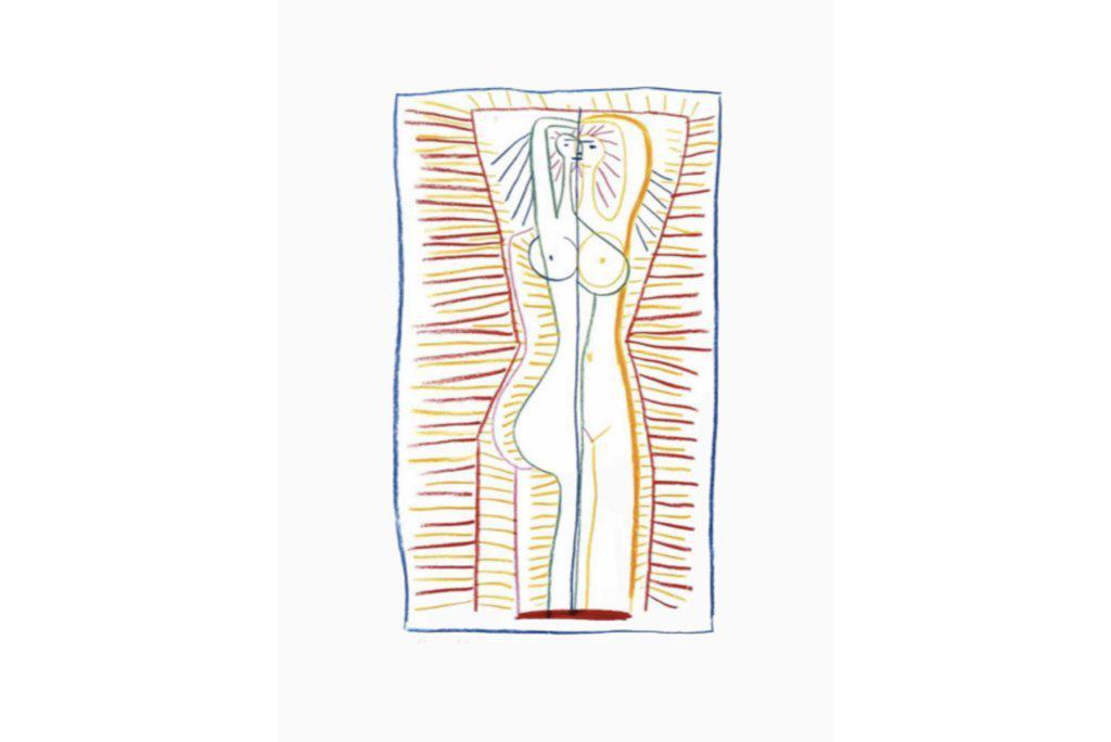 Standing Female Nude II-Wall_Art-Pixalot