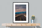 Starry Road-Wall_Art-75 x 100cm-Framed Print-Black-Pixalot