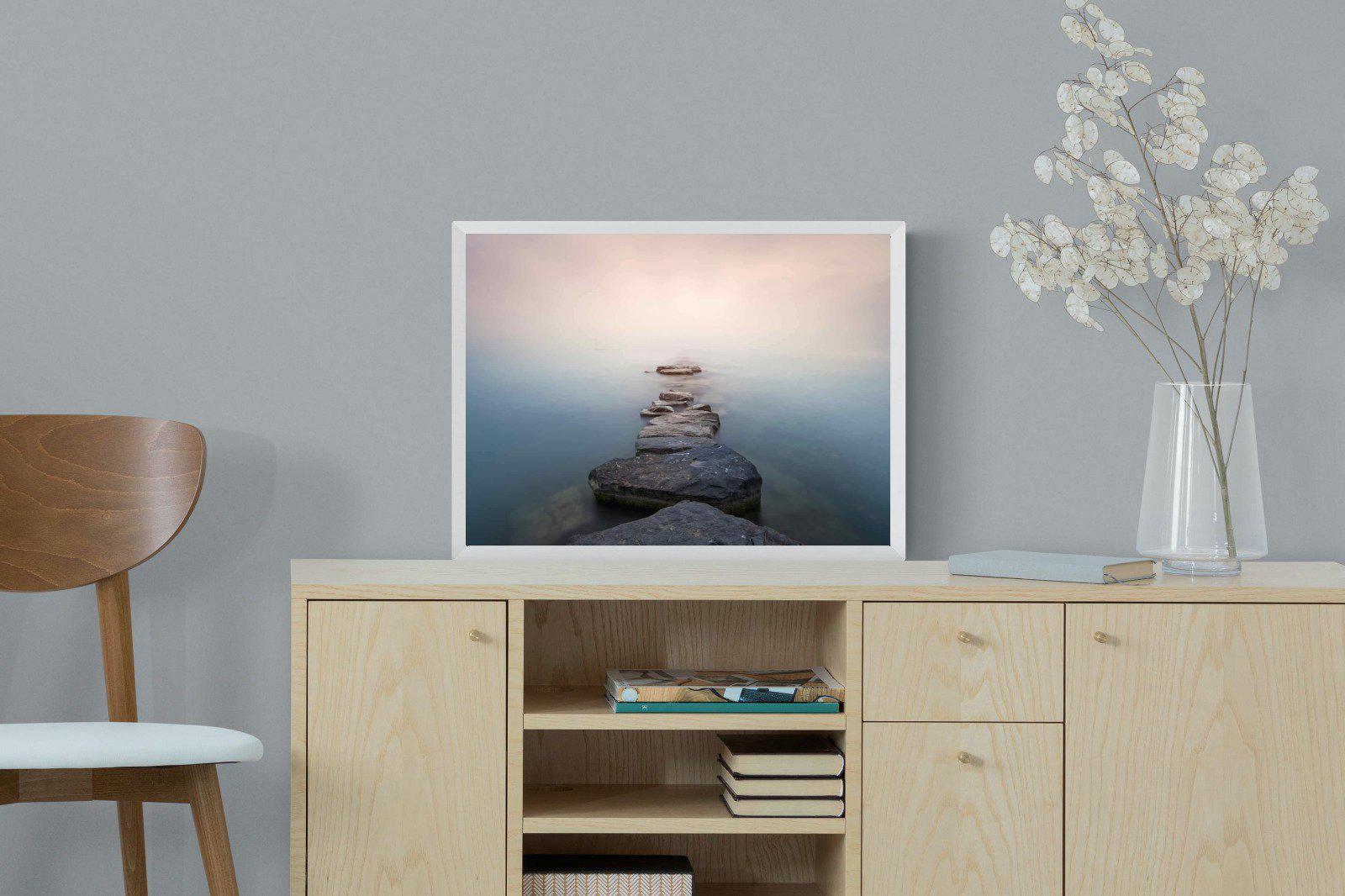 Stepping Stones-Wall_Art-60 x 45cm-Mounted Canvas-White-Pixalot