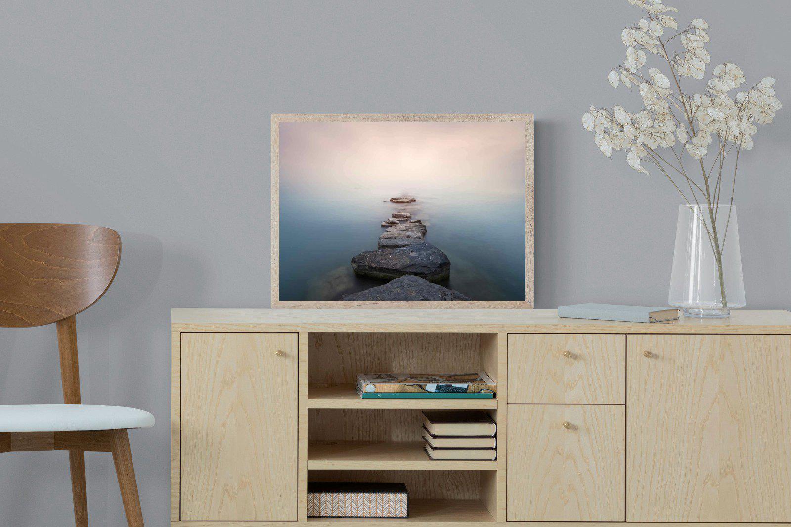 Stepping Stones-Wall_Art-60 x 45cm-Mounted Canvas-Wood-Pixalot