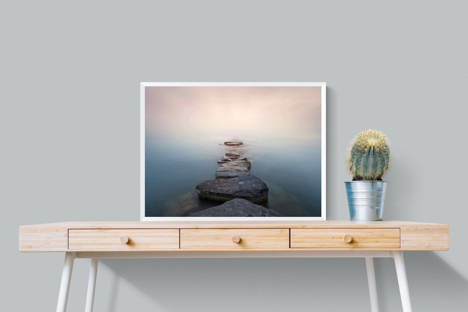 Stepping Stones-Wall_Art-80 x 60cm-Mounted Canvas-White-Pixalot