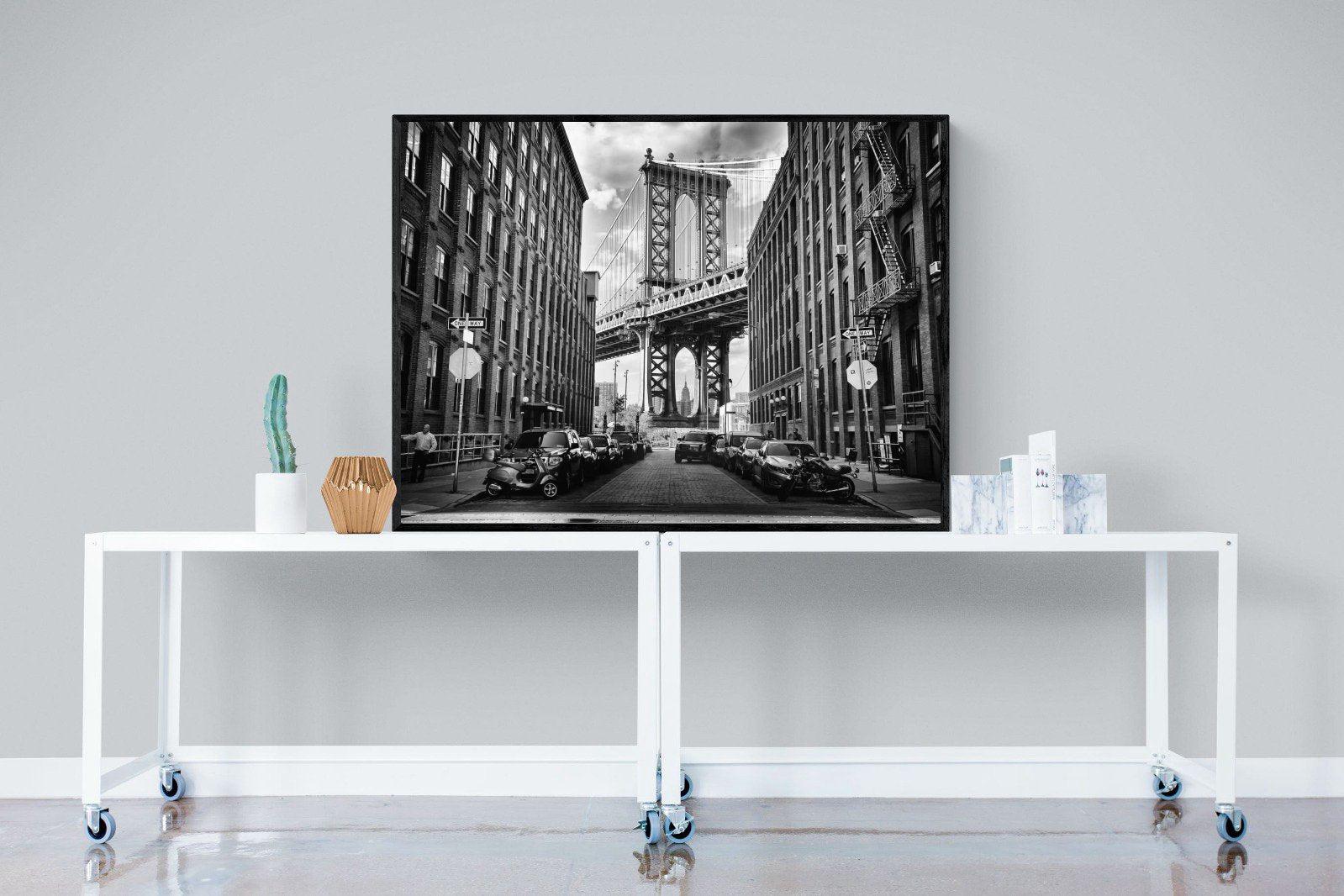 Street-Wall_Art-120 x 90cm-Mounted Canvas-Black-Pixalot