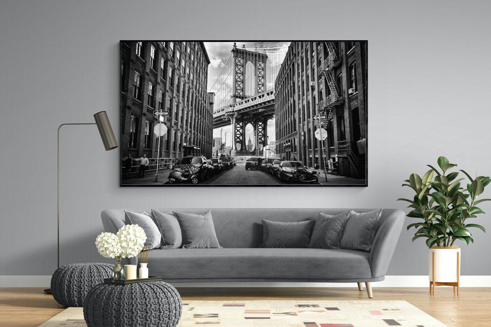 Street-Wall_Art-220 x 130cm-Mounted Canvas-Black-Pixalot