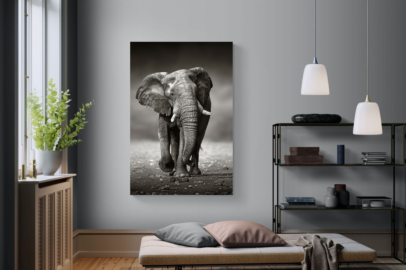 Stride-Wall_Art-120 x 180cm-Mounted Canvas-No Frame-Pixalot