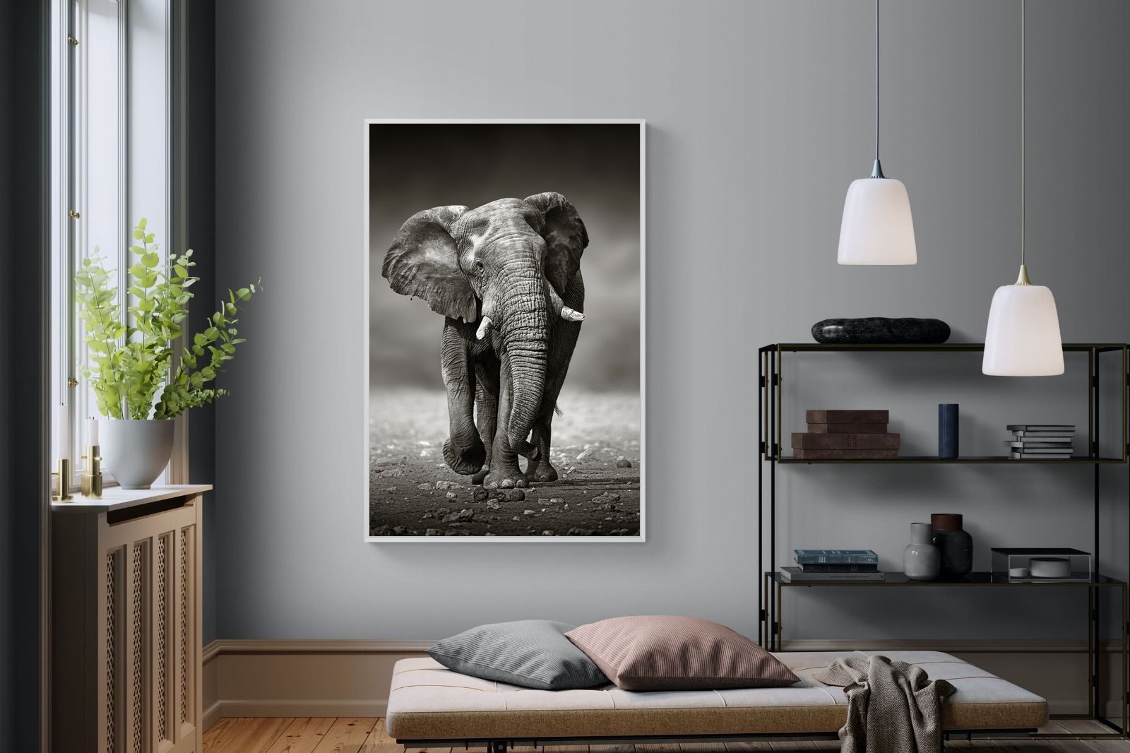 Stride-Wall_Art-120 x 180cm-Mounted Canvas-White-Pixalot