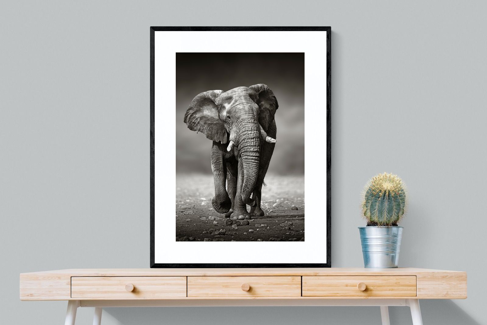 Stride-Wall_Art-75 x 100cm-Framed Print-Black-Pixalot