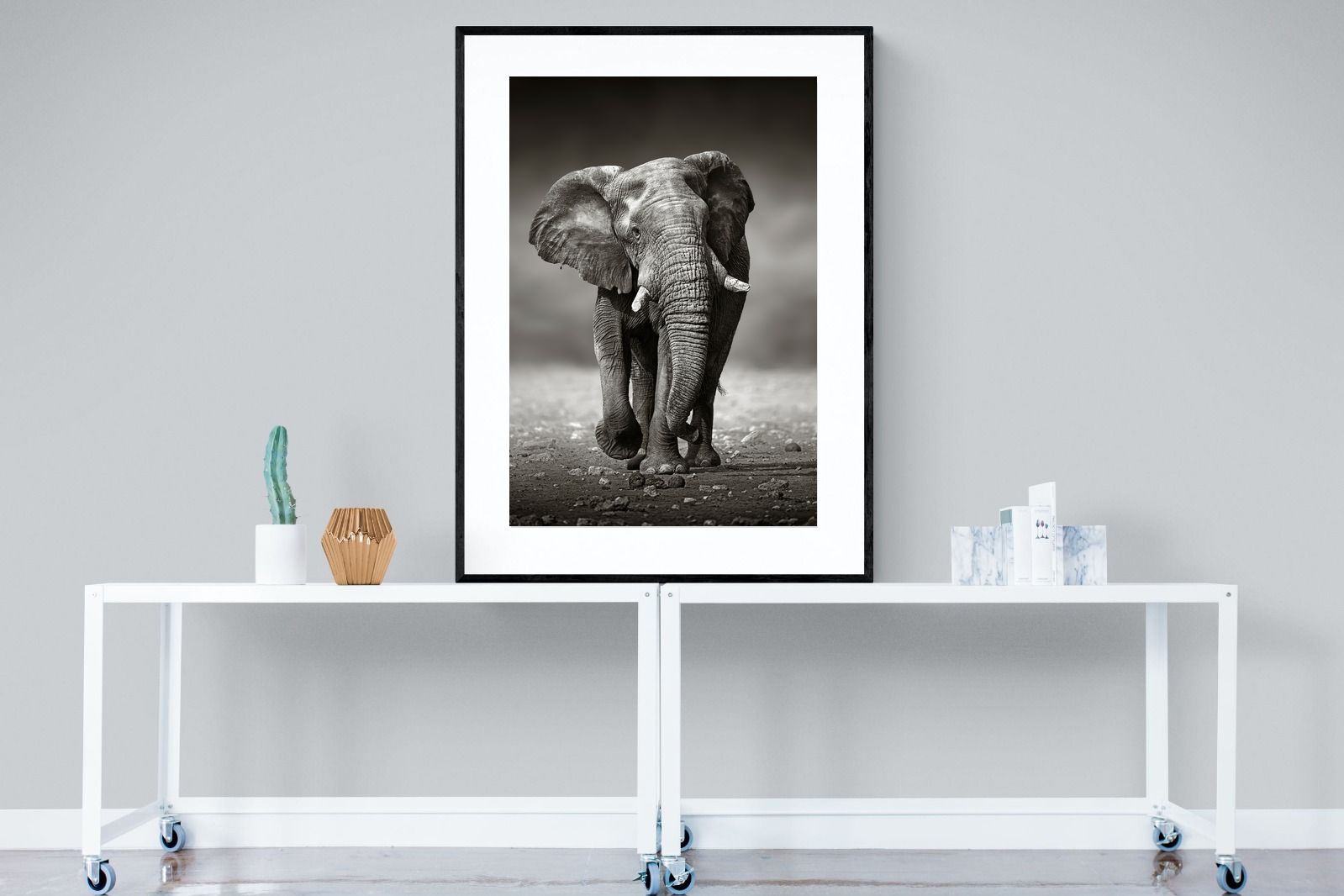 Stride-Wall_Art-90 x 120cm-Framed Print-Black-Pixalot