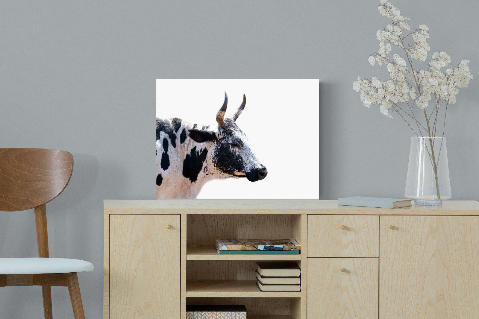 Strong Nguni-Wall_Art-60 x 45cm-Mounted Canvas-No Frame-Pixalot