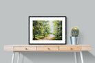 Summer Forest-Wall_Art-80 x 60cm-Framed Print-Black-Pixalot