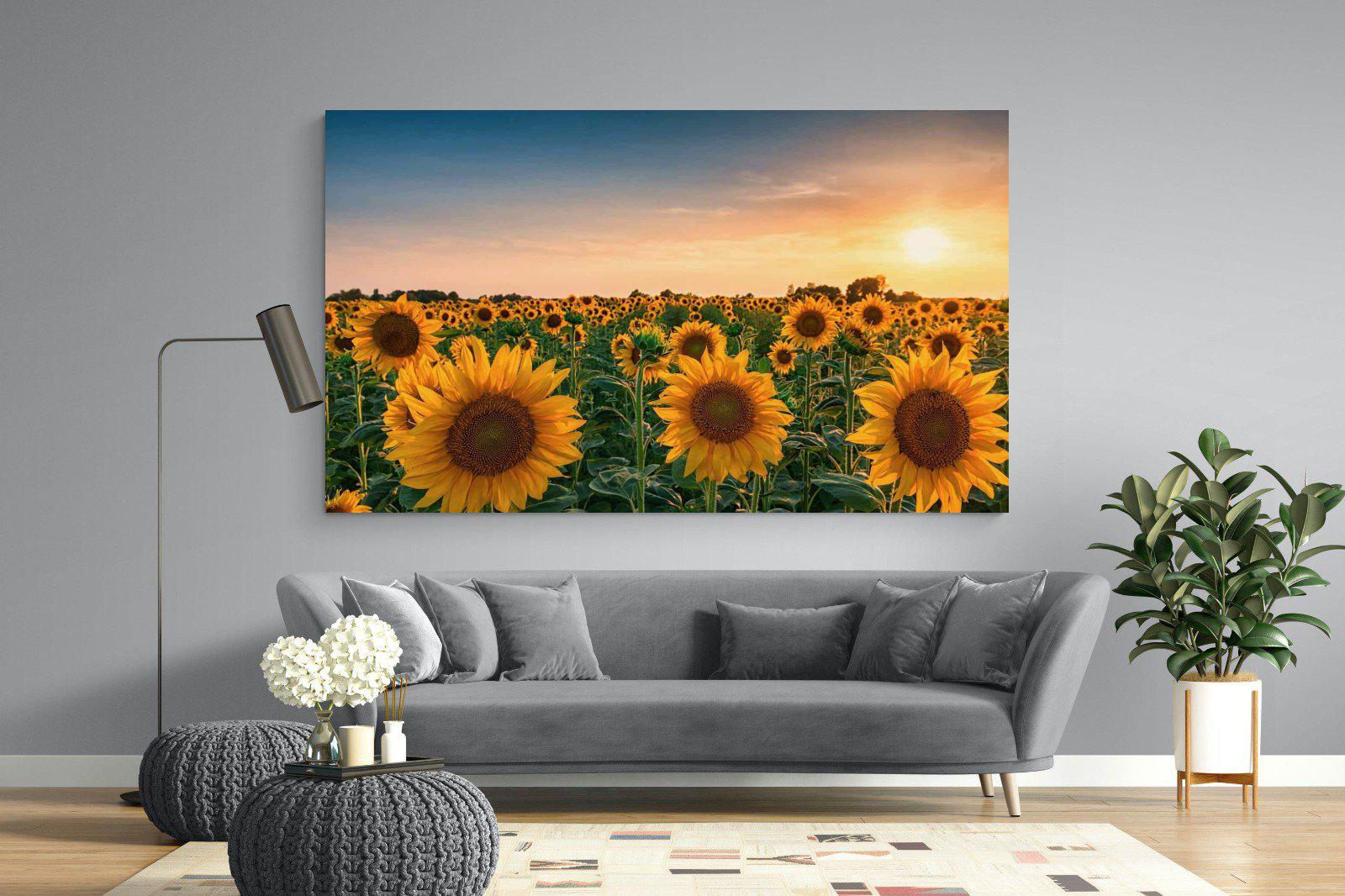 Sunflowers-Wall_Art-220 x 130cm-Mounted Canvas-No Frame-Pixalot