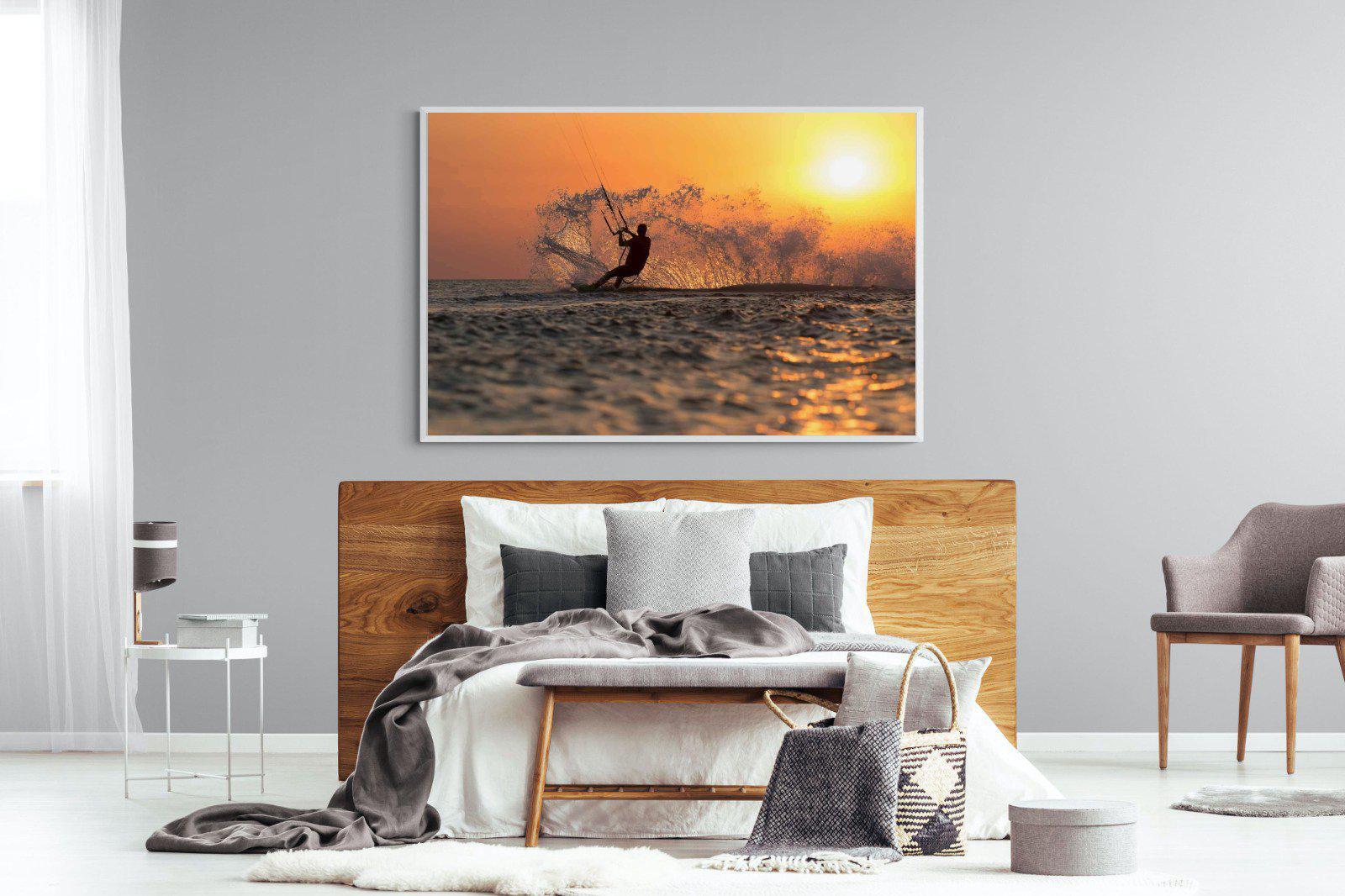 Sunset Kitesurf-Wall_Art-Pixalot