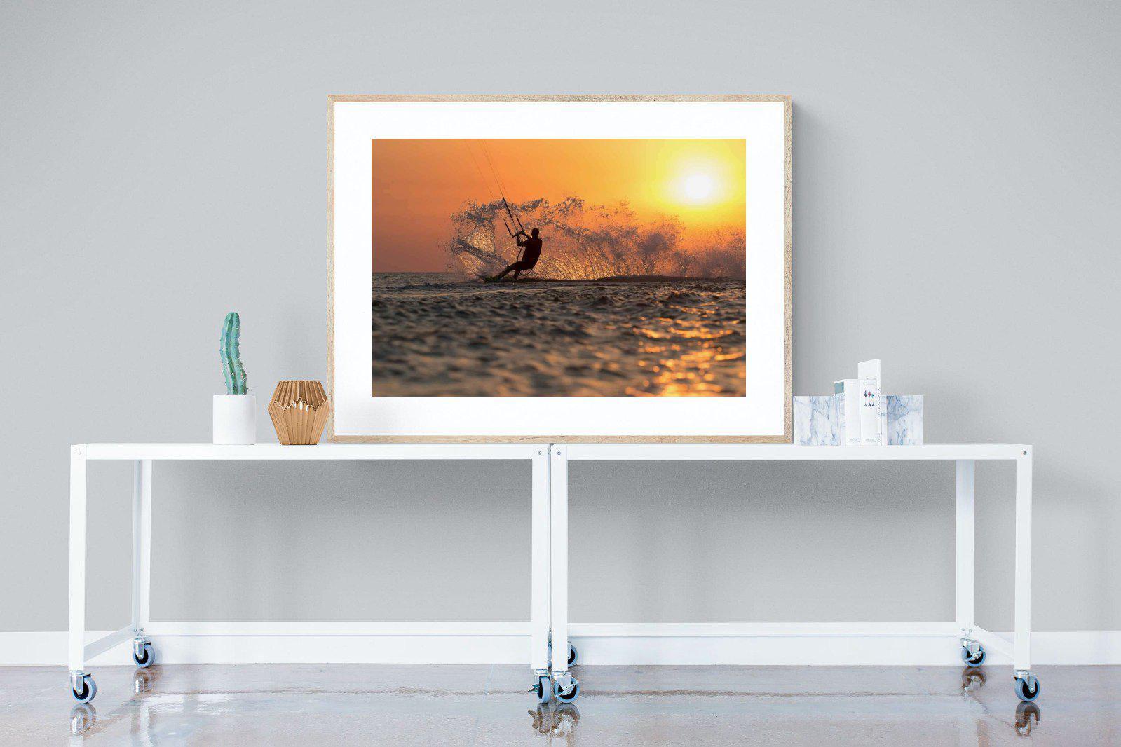 Sunset Kitesurf-Wall_Art-Pixalot