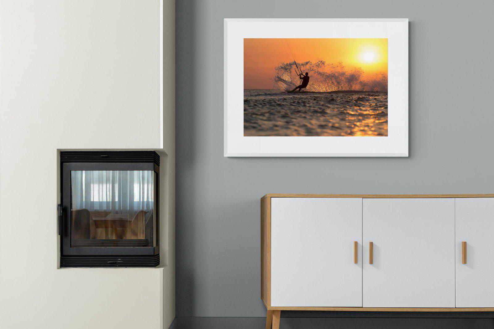 Sunset Kitesurf-Wall_Art-Pixalot