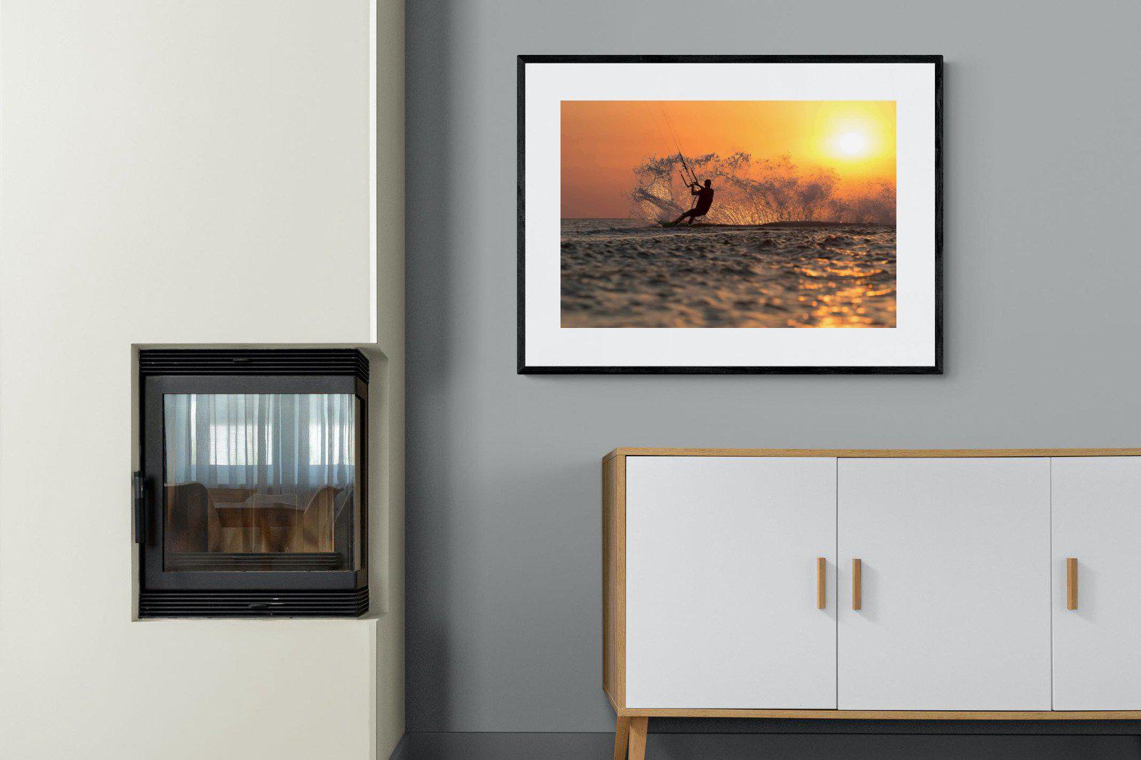 Sunset Kitesurf-Wall_Art-Pixalot