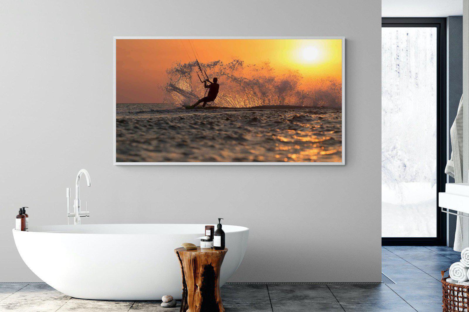 Sunset Kitesurf-Wall_Art-Pixalot