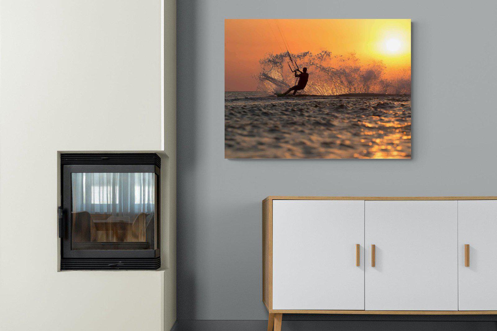 Sunset Kitesurf-Wall_Art-Pixalot