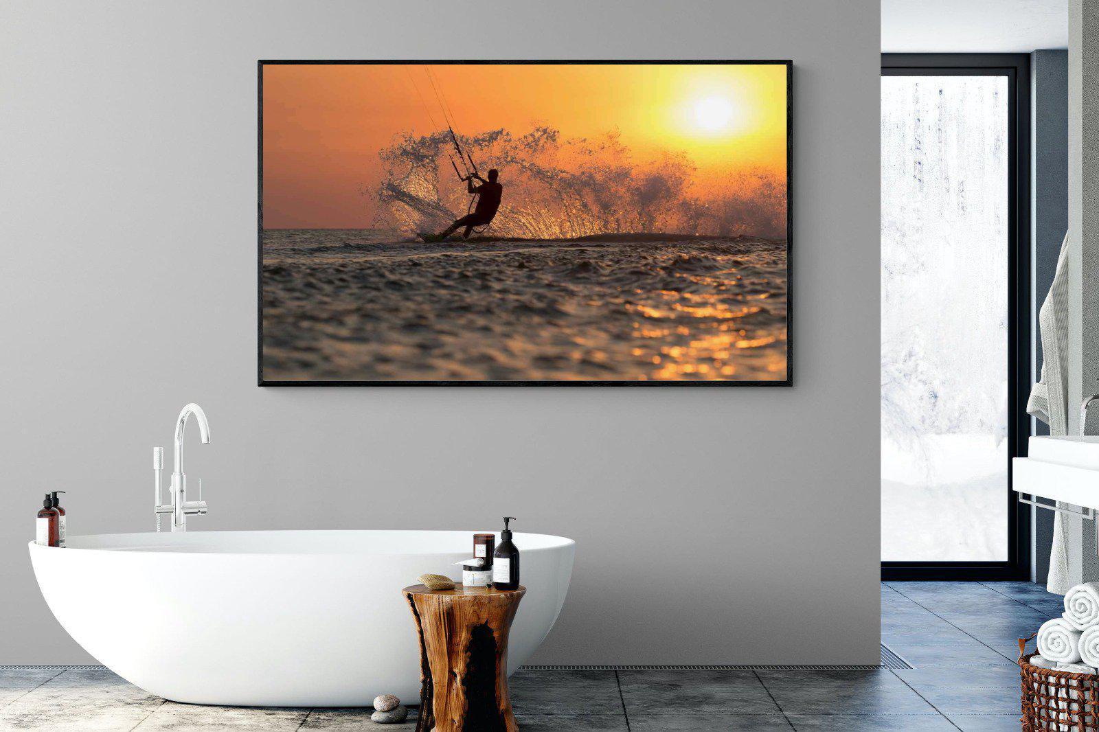 Sunset Kitesurf-Wall_Art-Pixalot