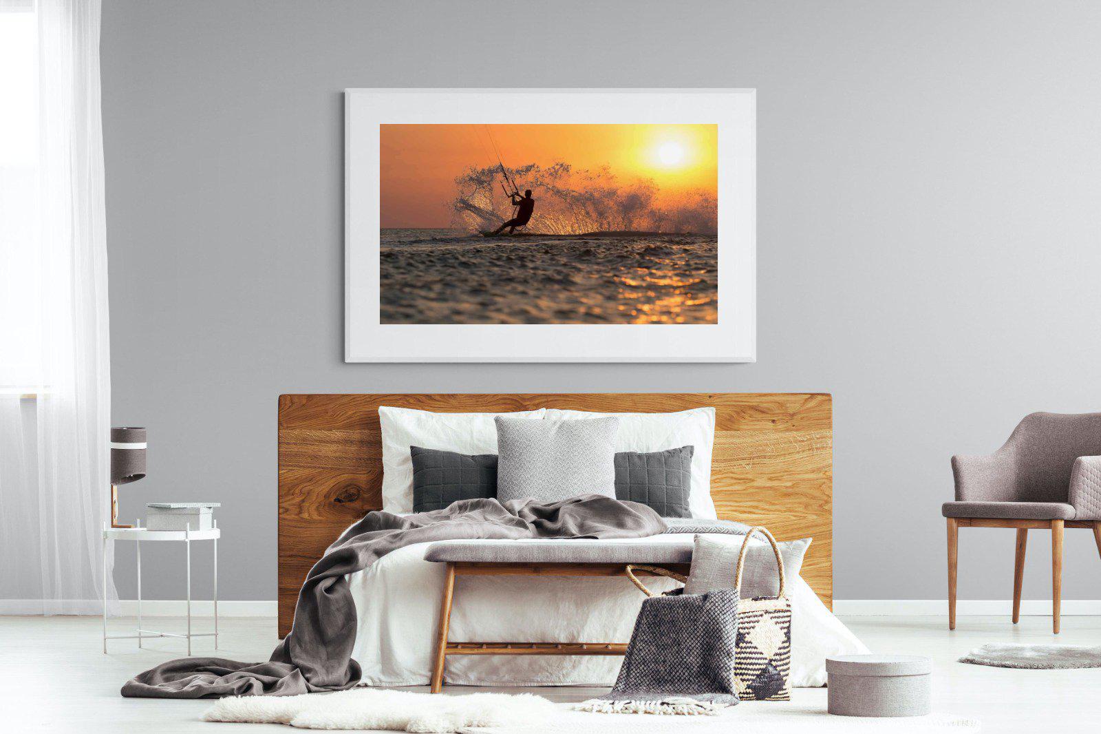 Sunset Kitesurf-Wall_Art-Pixalot