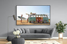 Surf Crew-Wall_Art-220 x 130cm-Mounted Canvas-Black-Pixalot