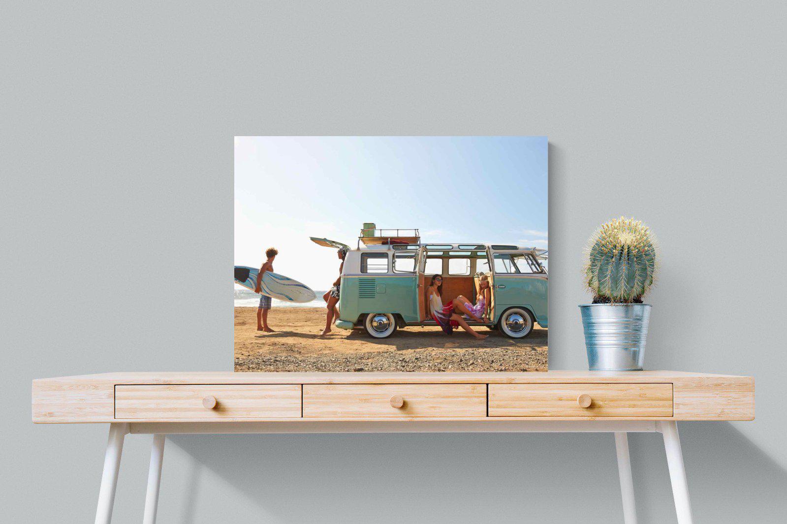 Surf Crew-Wall_Art-80 x 60cm-Mounted Canvas-No Frame-Pixalot