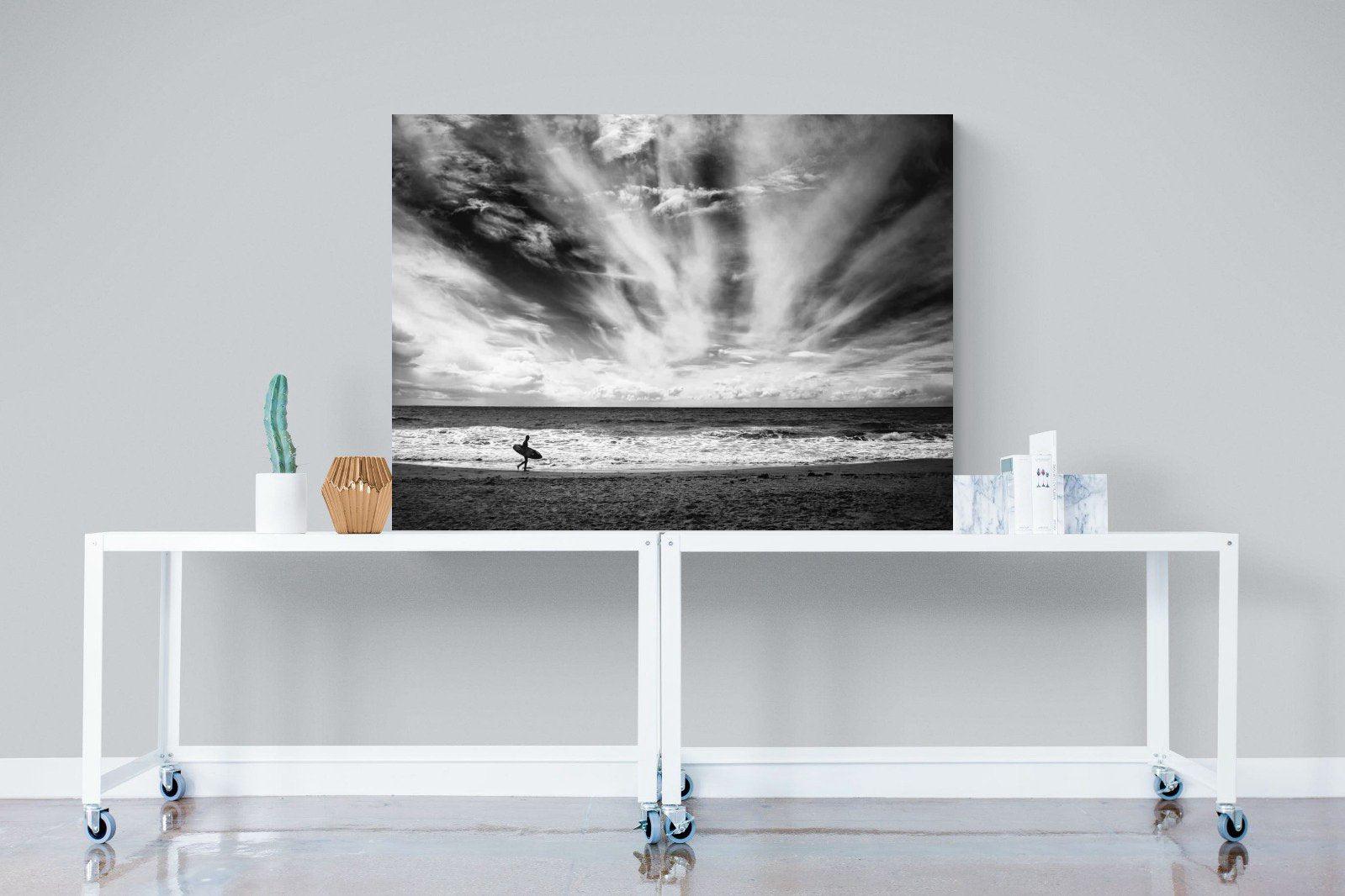 Surfer-Wall_Art-120 x 90cm-Mounted Canvas-No Frame-Pixalot