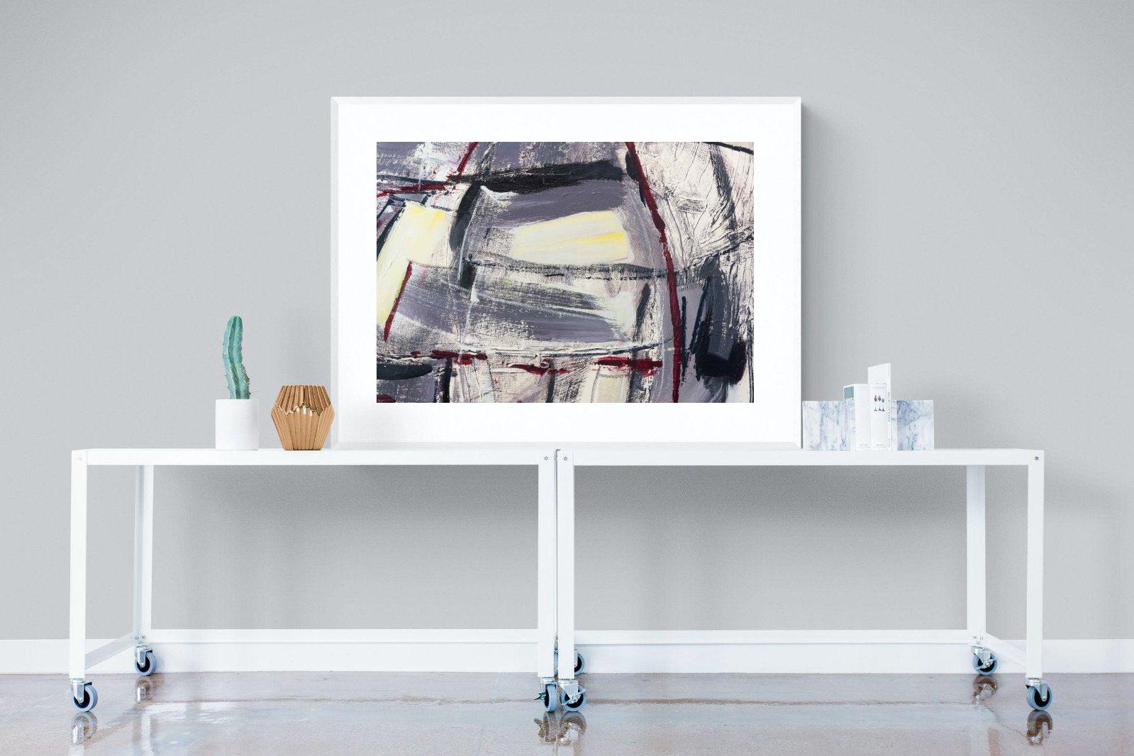Swashbuckling-Wall_Art-120 x 90cm-Framed Print-White-Pixalot