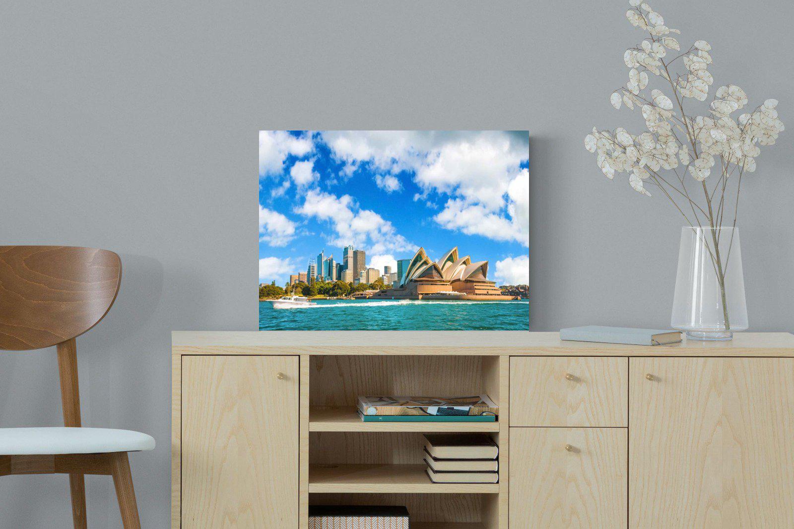 Sydney Opera House-Wall_Art-60 x 45cm-Mounted Canvas-No Frame-Pixalot