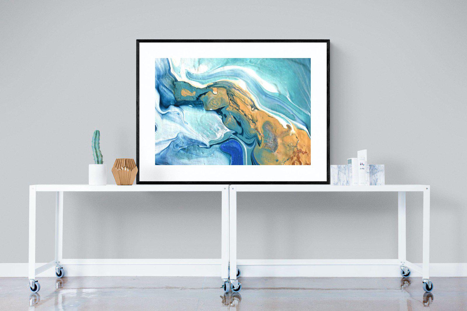 Synthesis-Wall_Art-120 x 90cm-Framed Print-Black-Pixalot