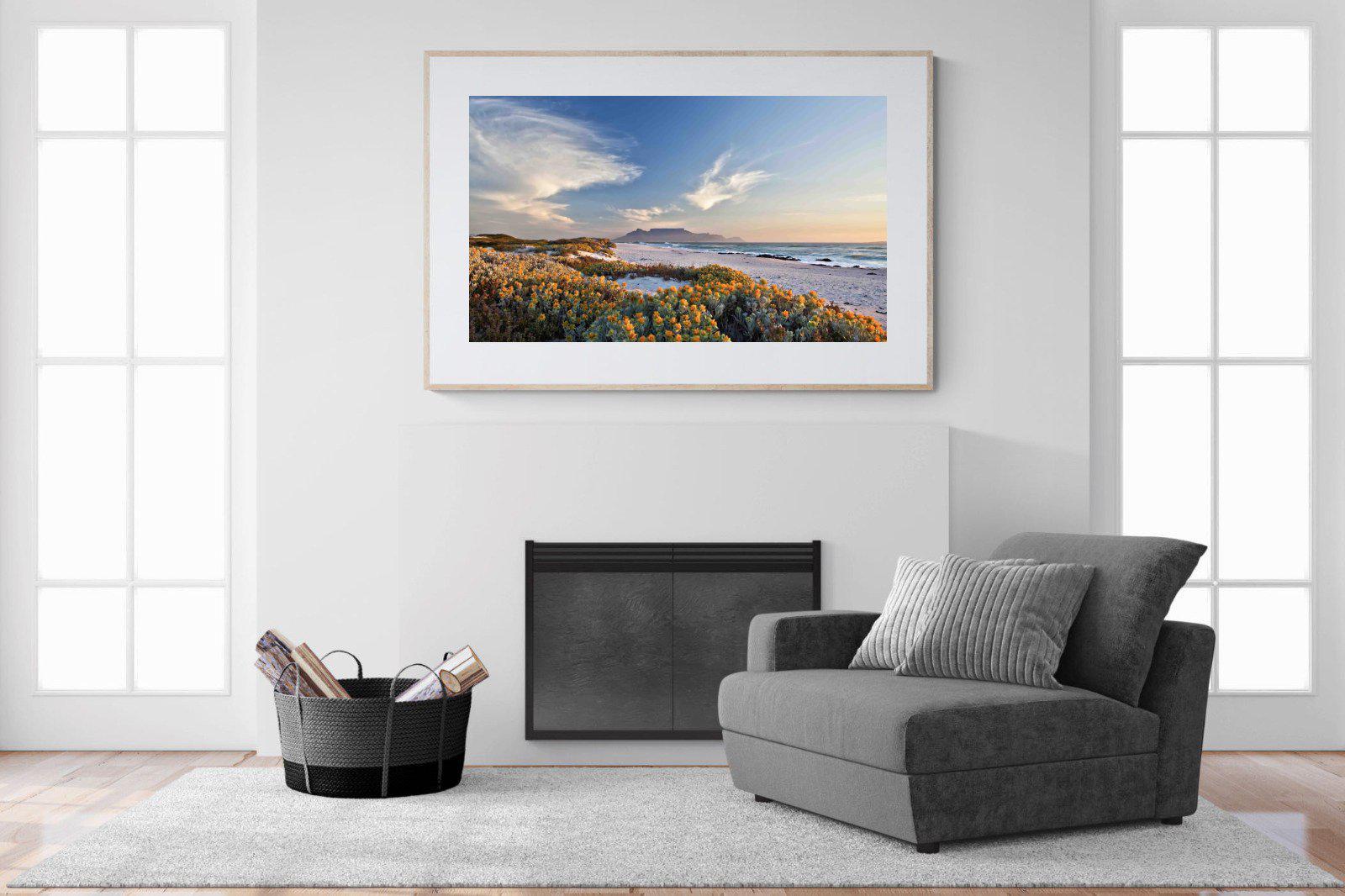 Table Mountain-Wall_Art-150 x 100cm-Framed Print-Wood-Pixalot