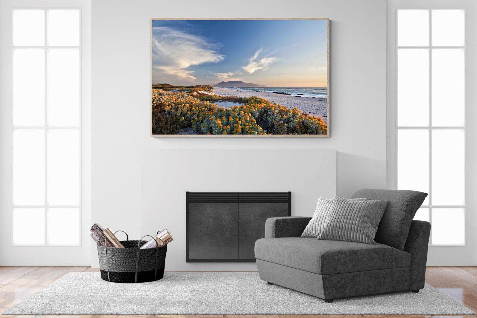 Table Mountain-Wall_Art-150 x 100cm-Mounted Canvas-Wood-Pixalot